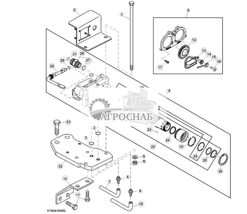 Срывная муфта и пылезащитное уплотнение, 4 SCV 